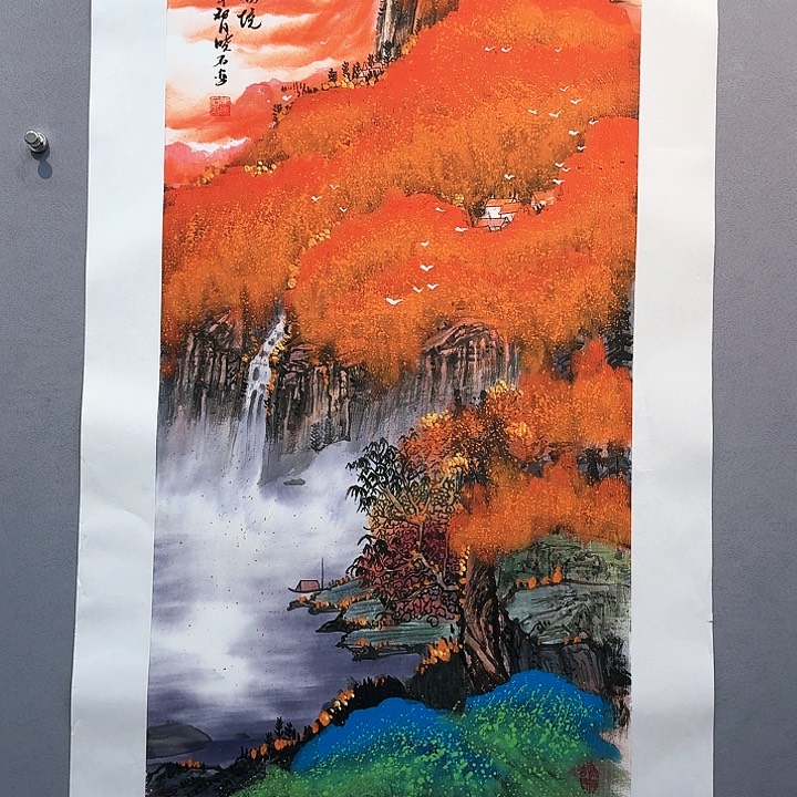 国画书法作品多次参加