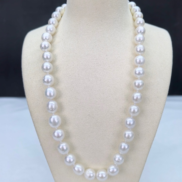 海水澳白珍珠项链9.0-10.0mm3#