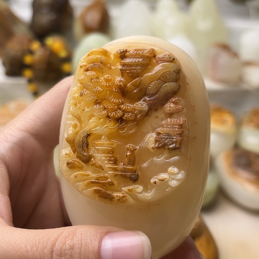 石材古青石不退换山水