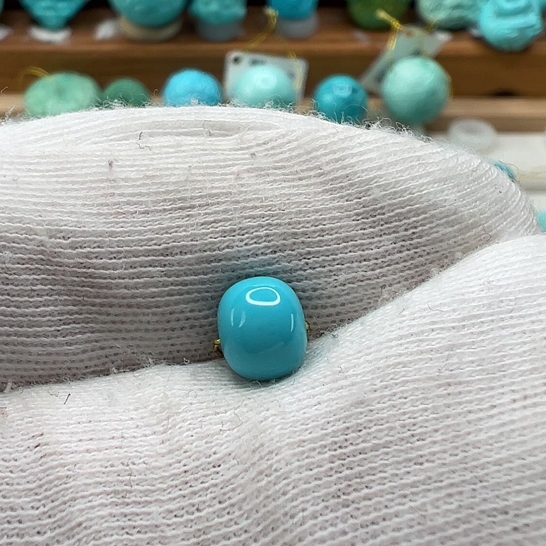 绿松石老型珠 未镶嵌