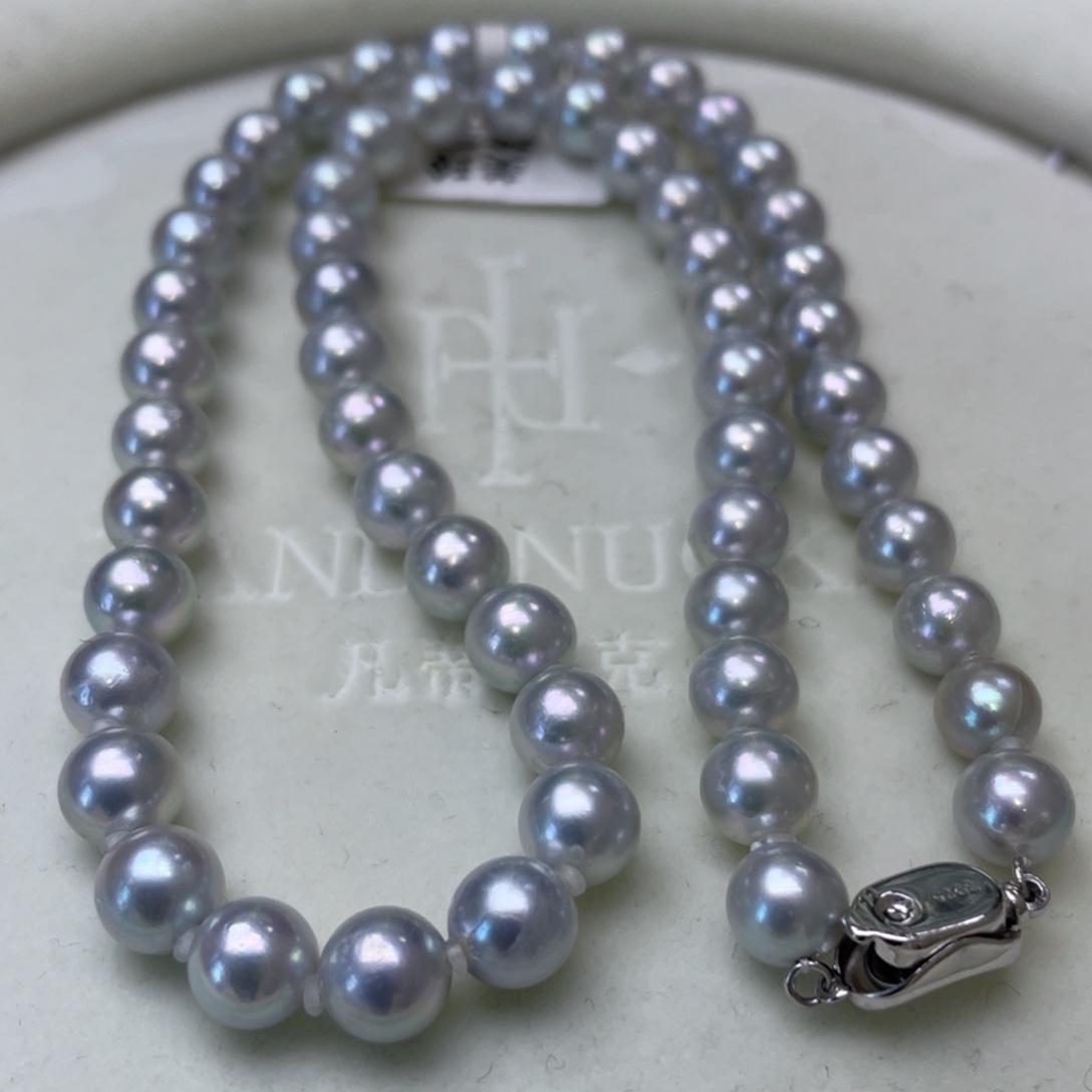 颈饰银S925镶嵌海水珍珠