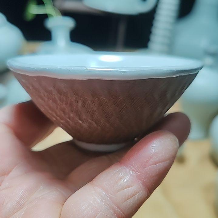 官瓷天青釉主人杯