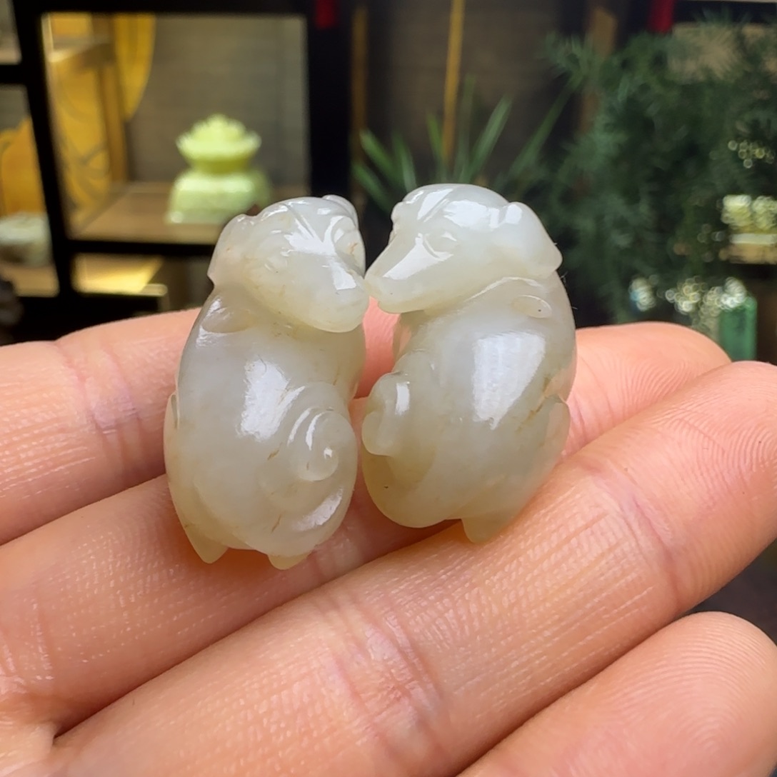 和田玉（糖玉）颈饰未镶嵌星*?