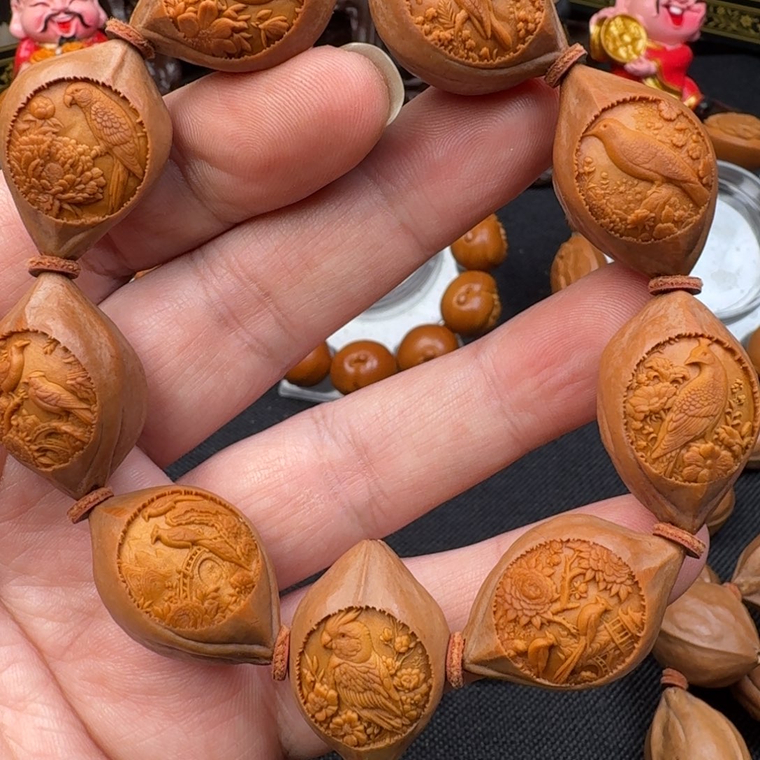 橄榄核手串/手链鸟