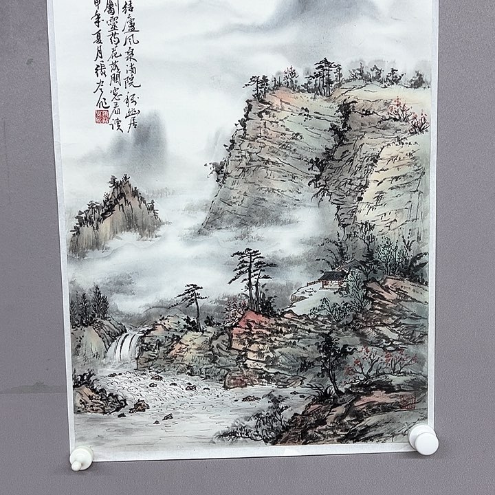 国画中美老师手绘国画作品