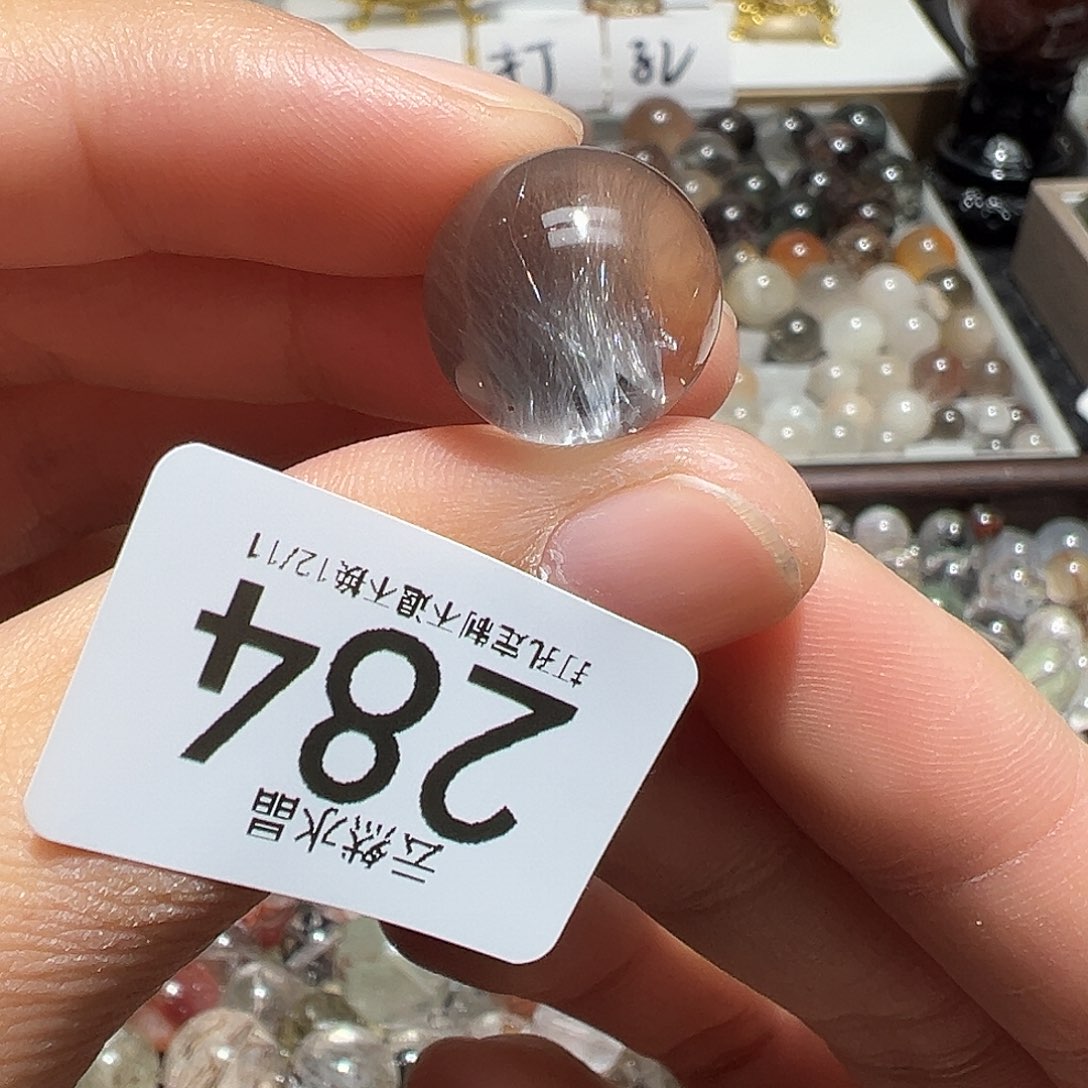 菲***z水晶珠宝半成品未镶嵌