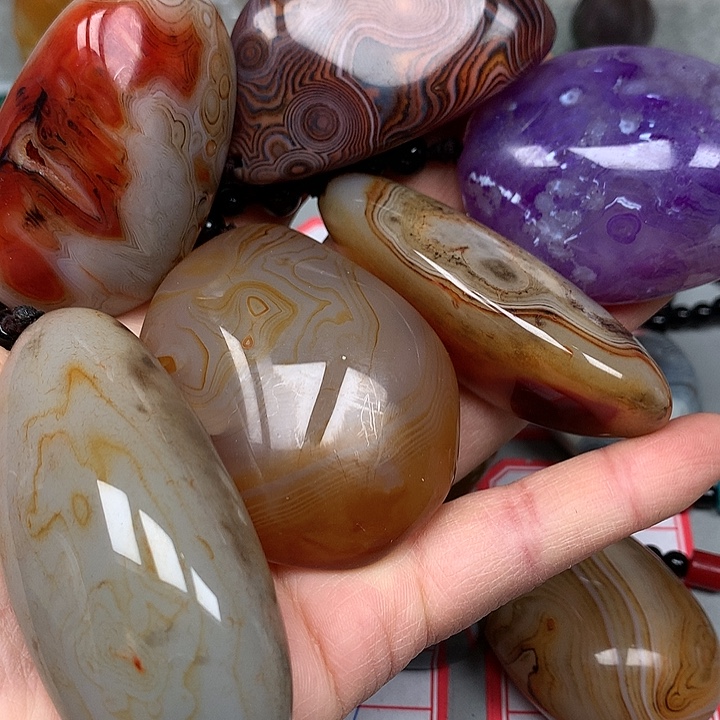 笑***生玛瑙/玉髓未镶嵌颈饰