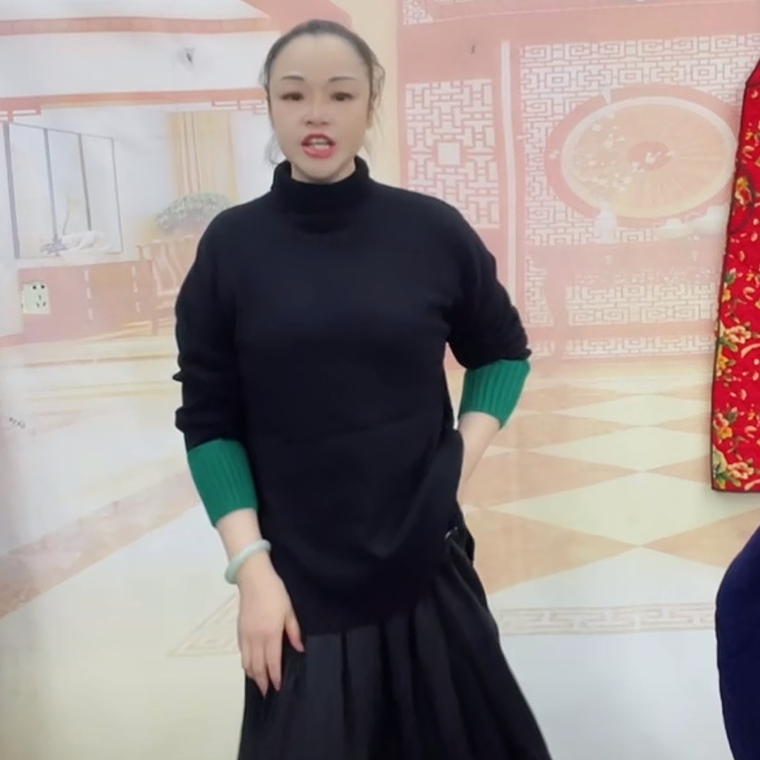 针织毛衣拼接长袖针织冬季毛针织衫黑色女装气质衫