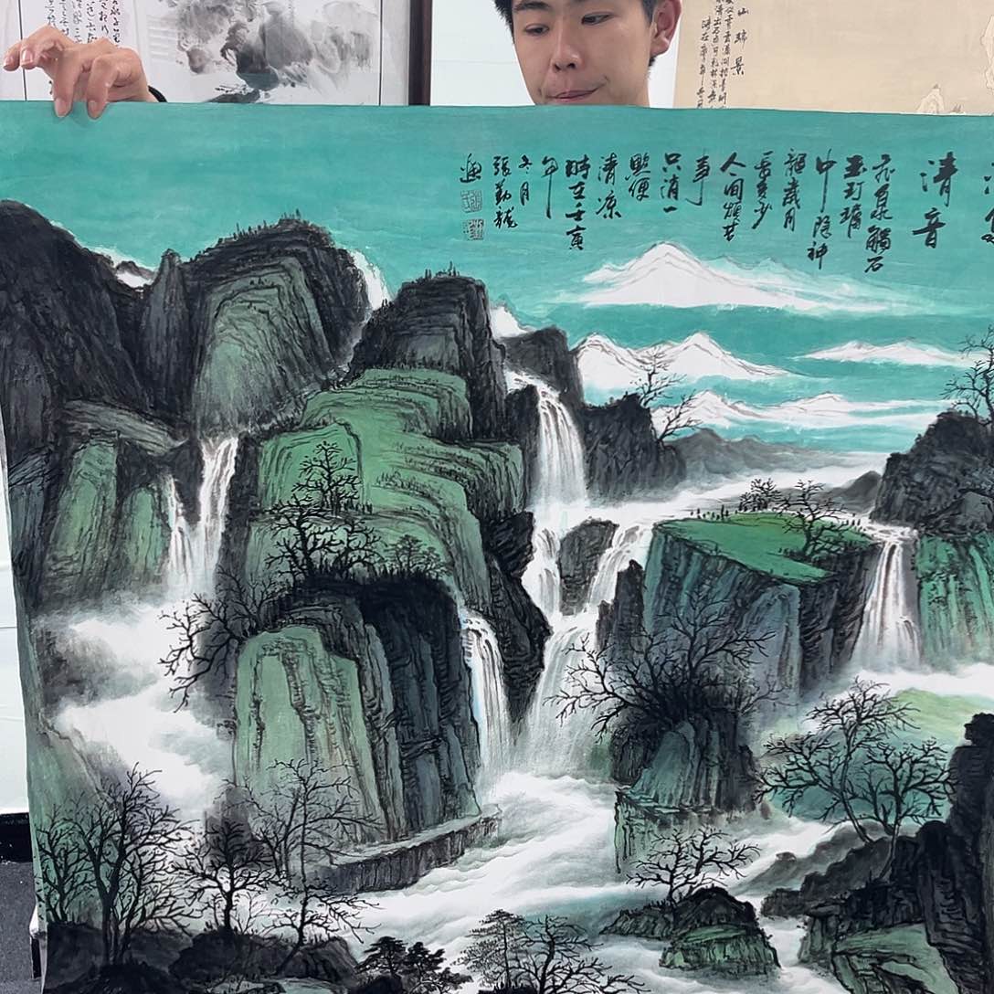 国画国画纯手工作品