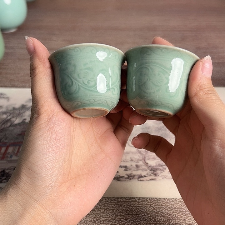 小米茶器龙泉青瓷