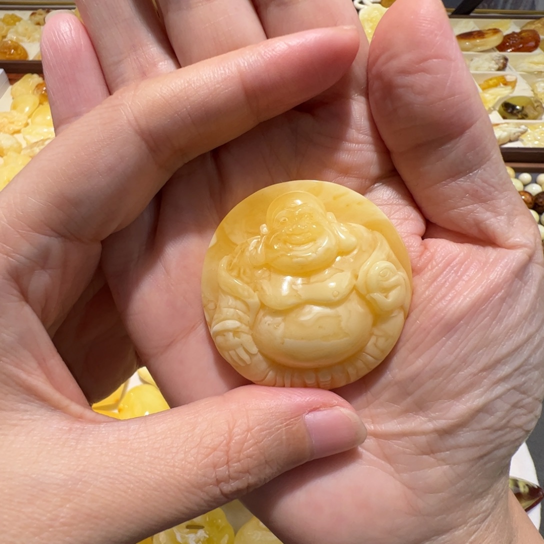 琥珀未镶嵌裸石蜜蜡