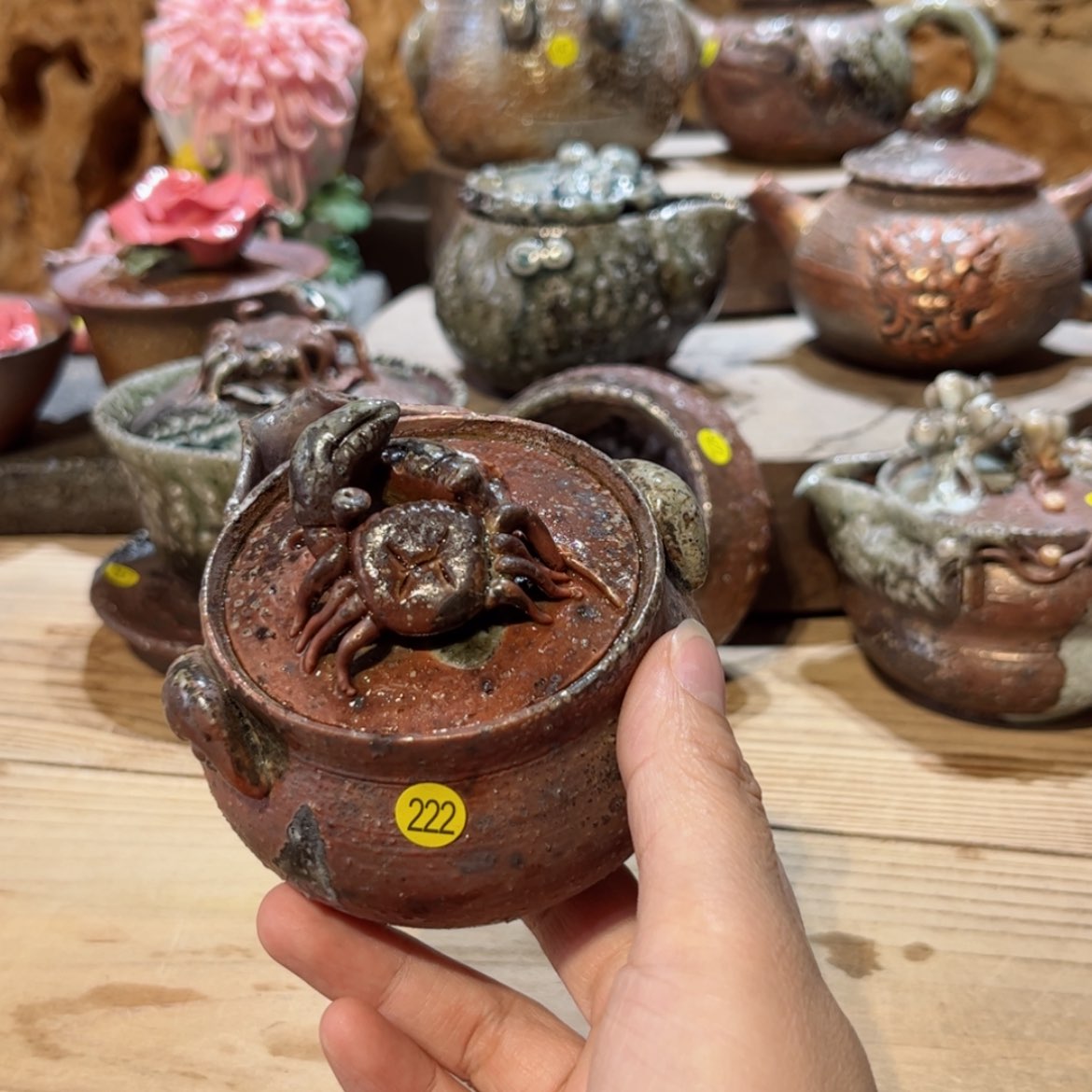 【闪购商品】柴烧茶具手工茶杯宝瓶222