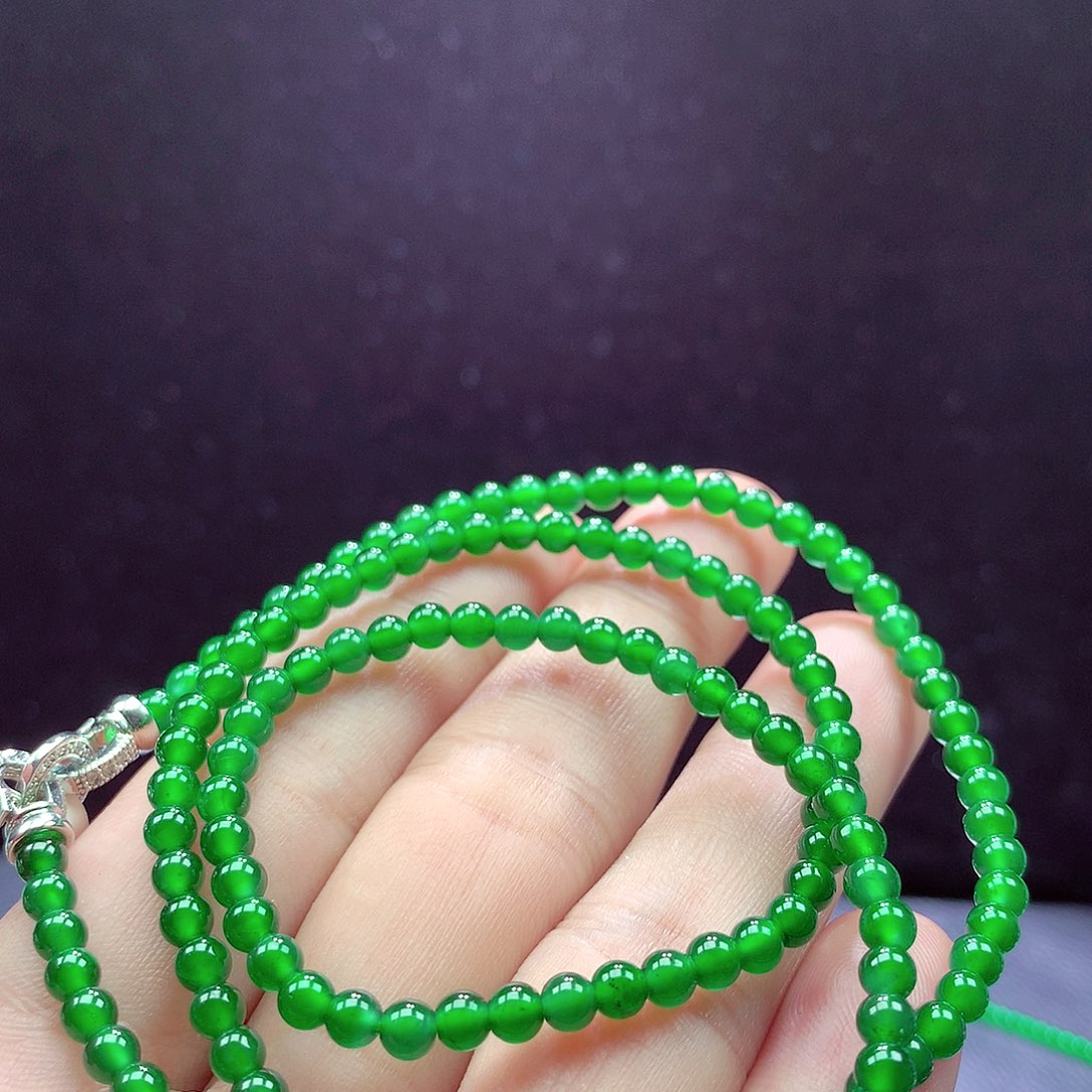 翡翠手链未镶嵌项链