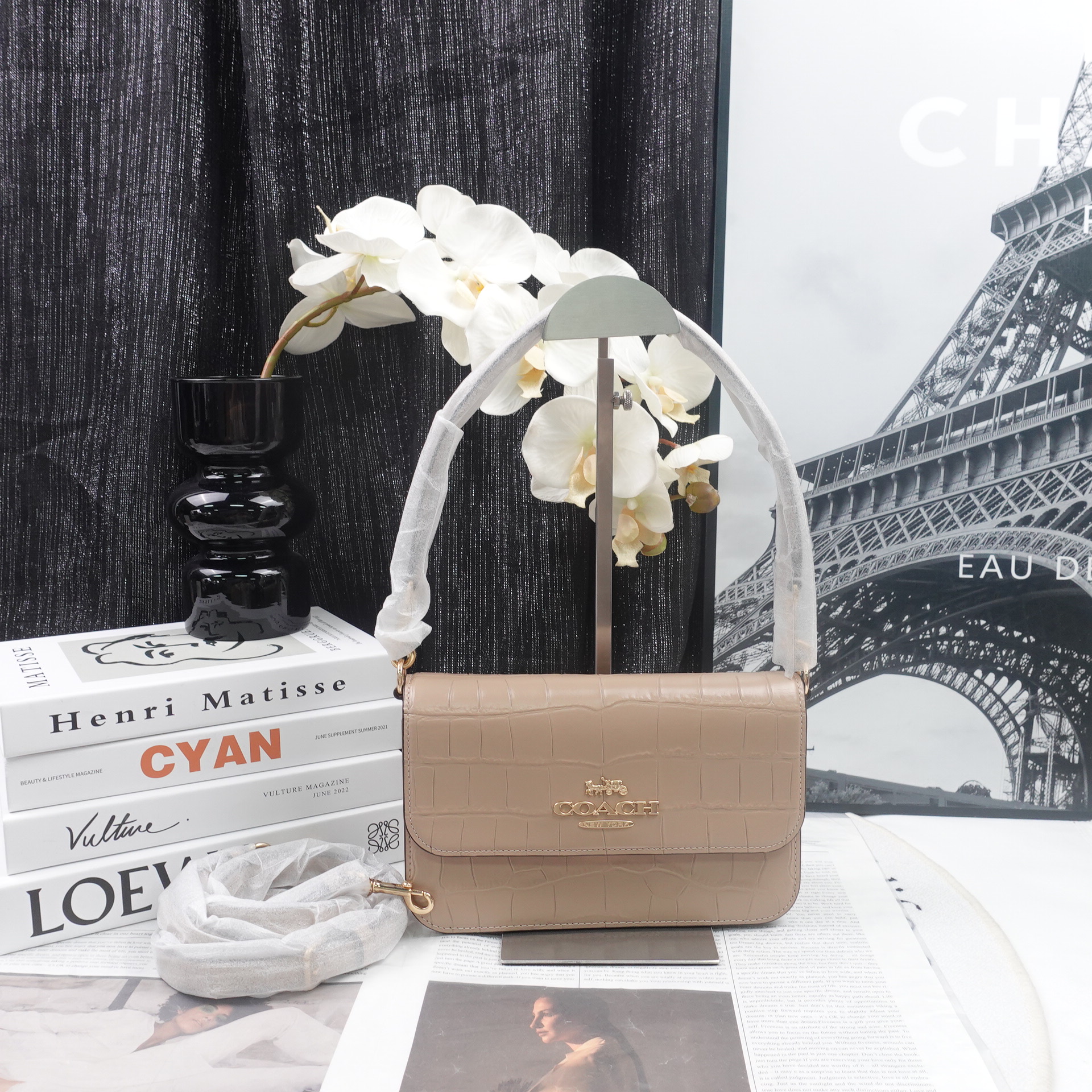 95新 COACH/蔻驰 单肩包/T10211481