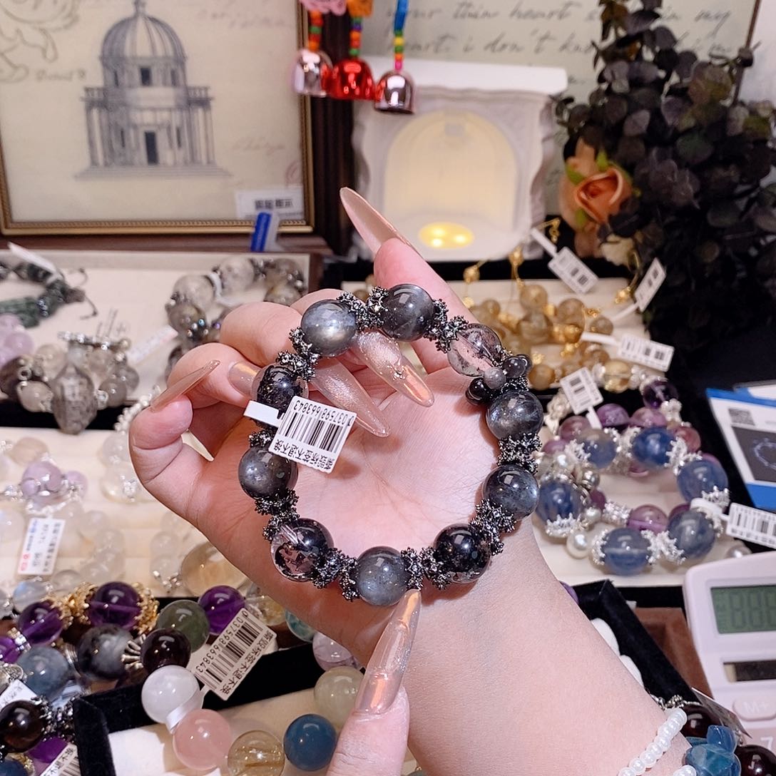 发晶手链未镶嵌拿*