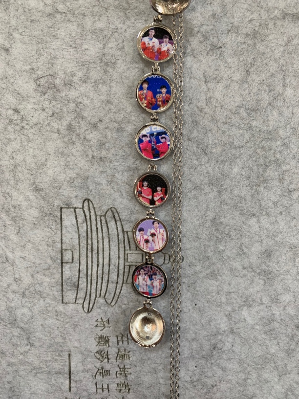 合金吊坠 莎头多层天使翅膀项链孙颖莎王楚钦创意小众应援礼物