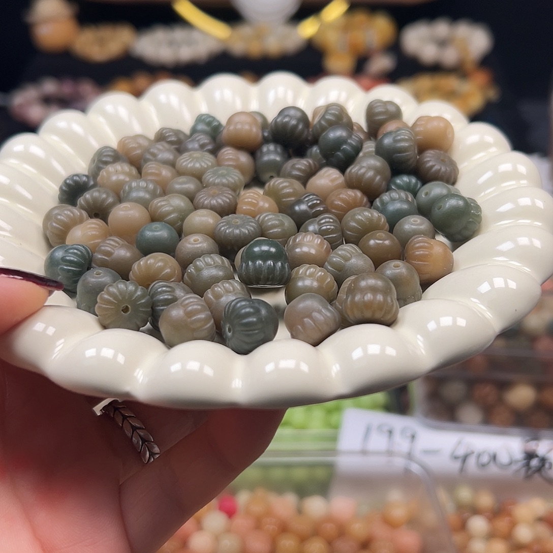 手串菩提根/象牙果绿果20颗