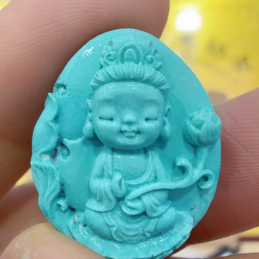 绿松石未镶嵌配饰