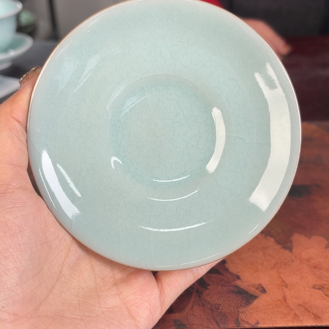 龙泉云间青瓷小米茶器