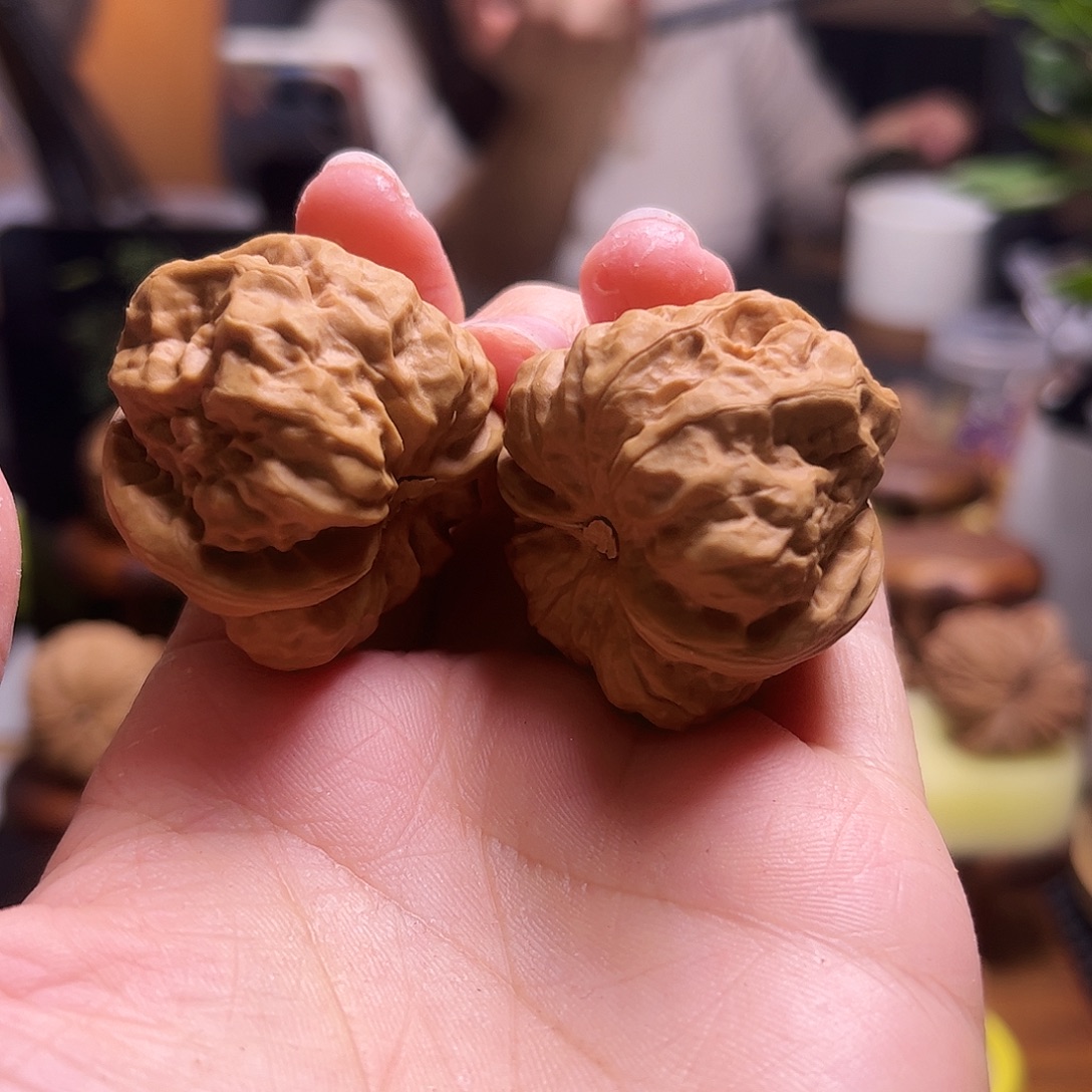 沧***海文玩核桃把件35尺蛤蟆31