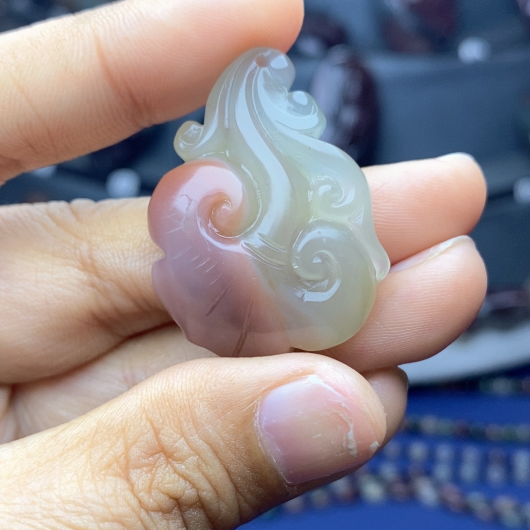 玛瑙/玉髓吊坠(不含链)未镶嵌