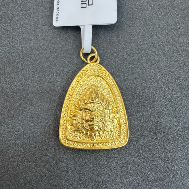 【莹莹专享】足金999 黄财神 GP 1.17 纳金添福