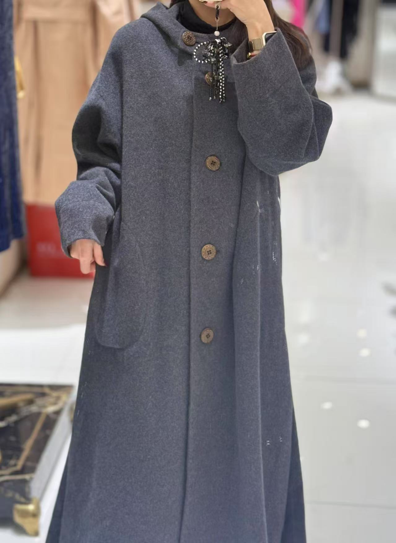 花屿古着 Vintage女士中长款风衣