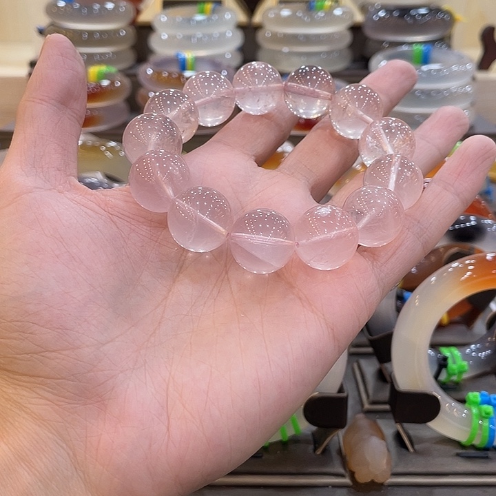 甜***七玛瑙/玉髓未镶嵌手串