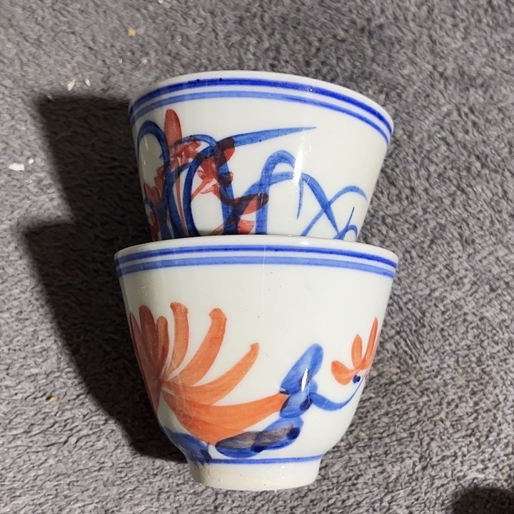 杯熟***生景德镇青花主人杯