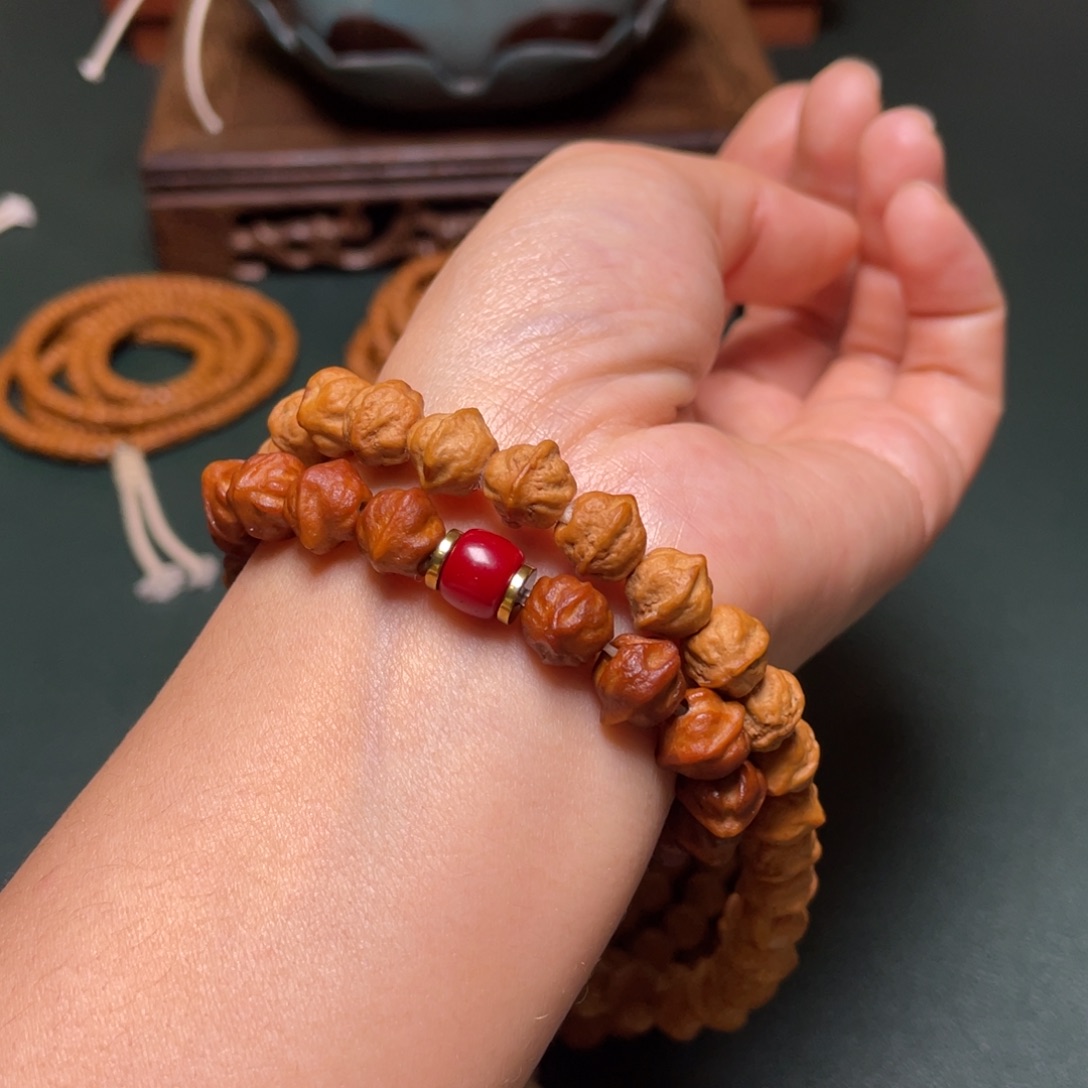 柏香籽/百香籽吊坠白芽单圈