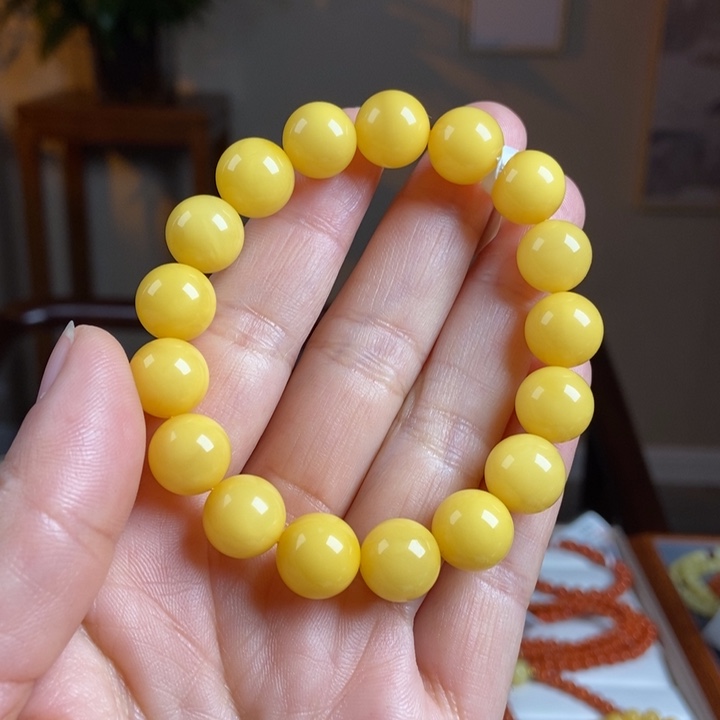 琥珀手链未镶嵌蜜蜡手串11