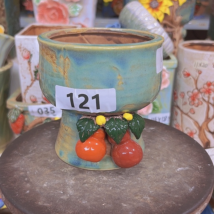 紫砂花盆粗陶材质多肉花盆