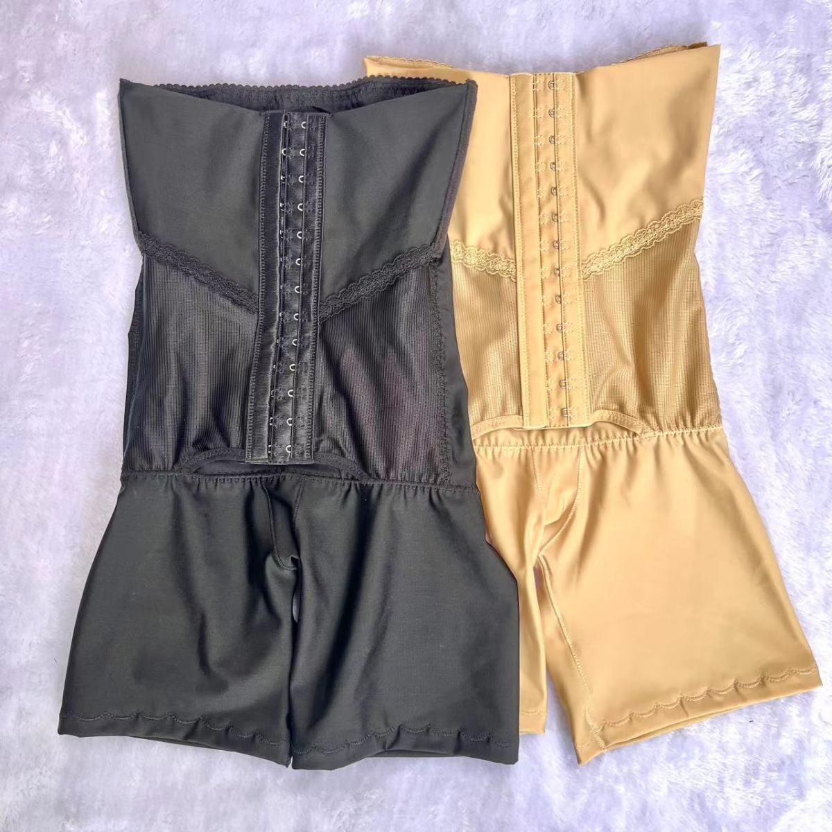 排扣款强力收腹提臀女士产后收腹裤