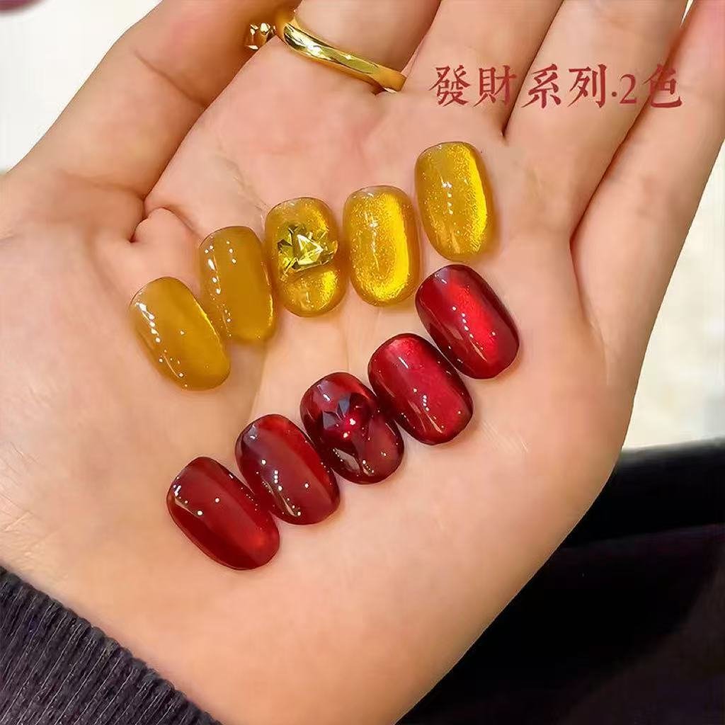 宫小卿发财猫眼百搭显白新年款甲油胶猫眼胶2025新品