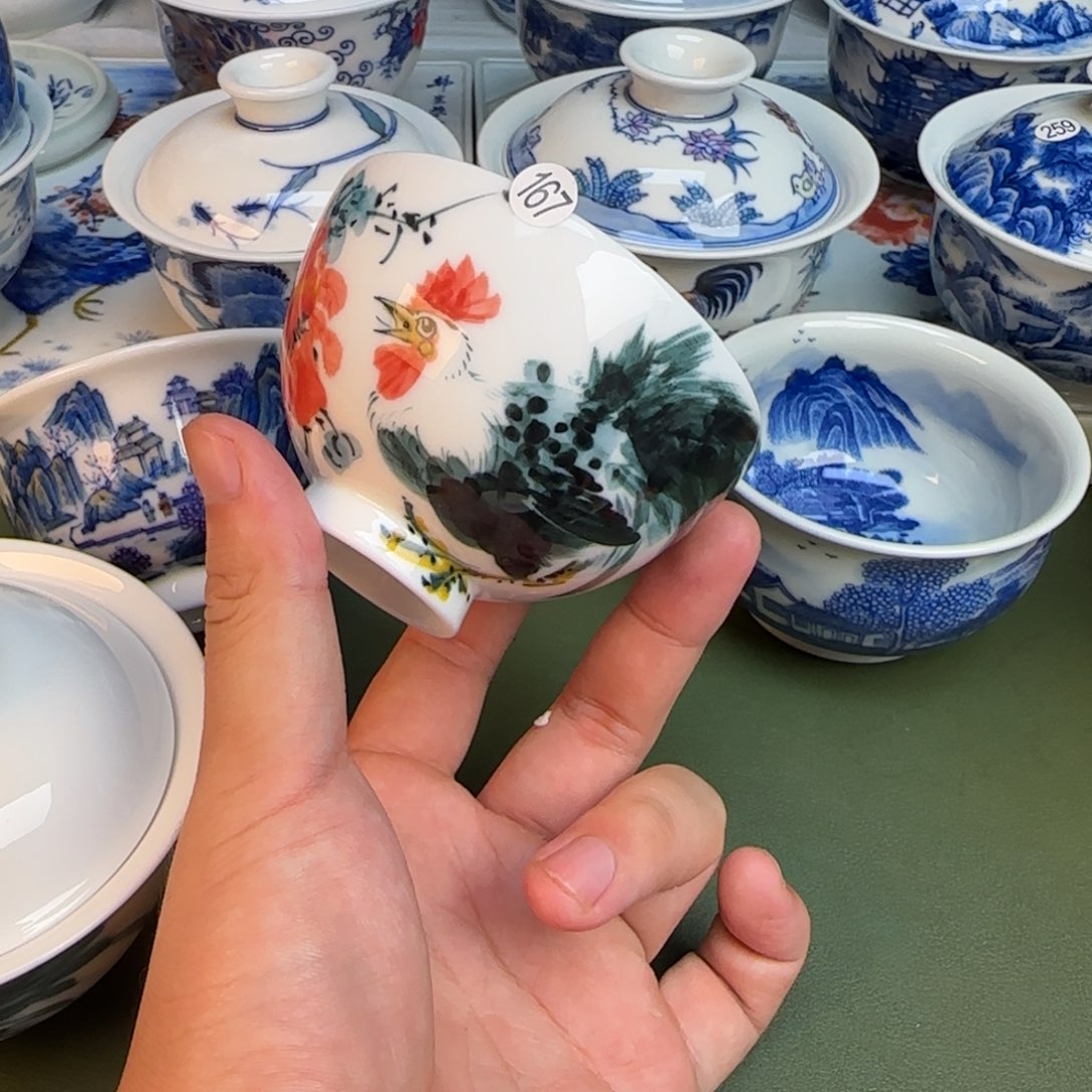 彦祖纯手工手绘茶具167