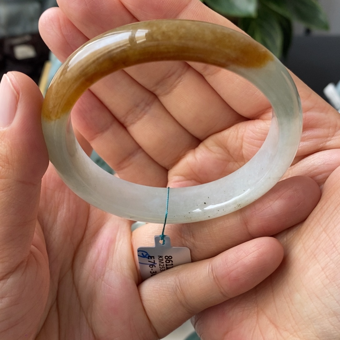 翡翠未镶嵌手镯天然