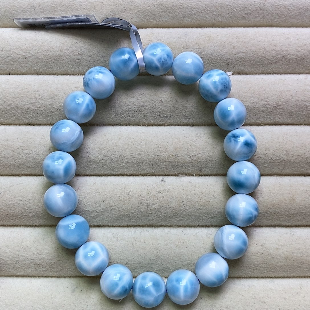 针钠钙石（海纹石）未镶嵌手链