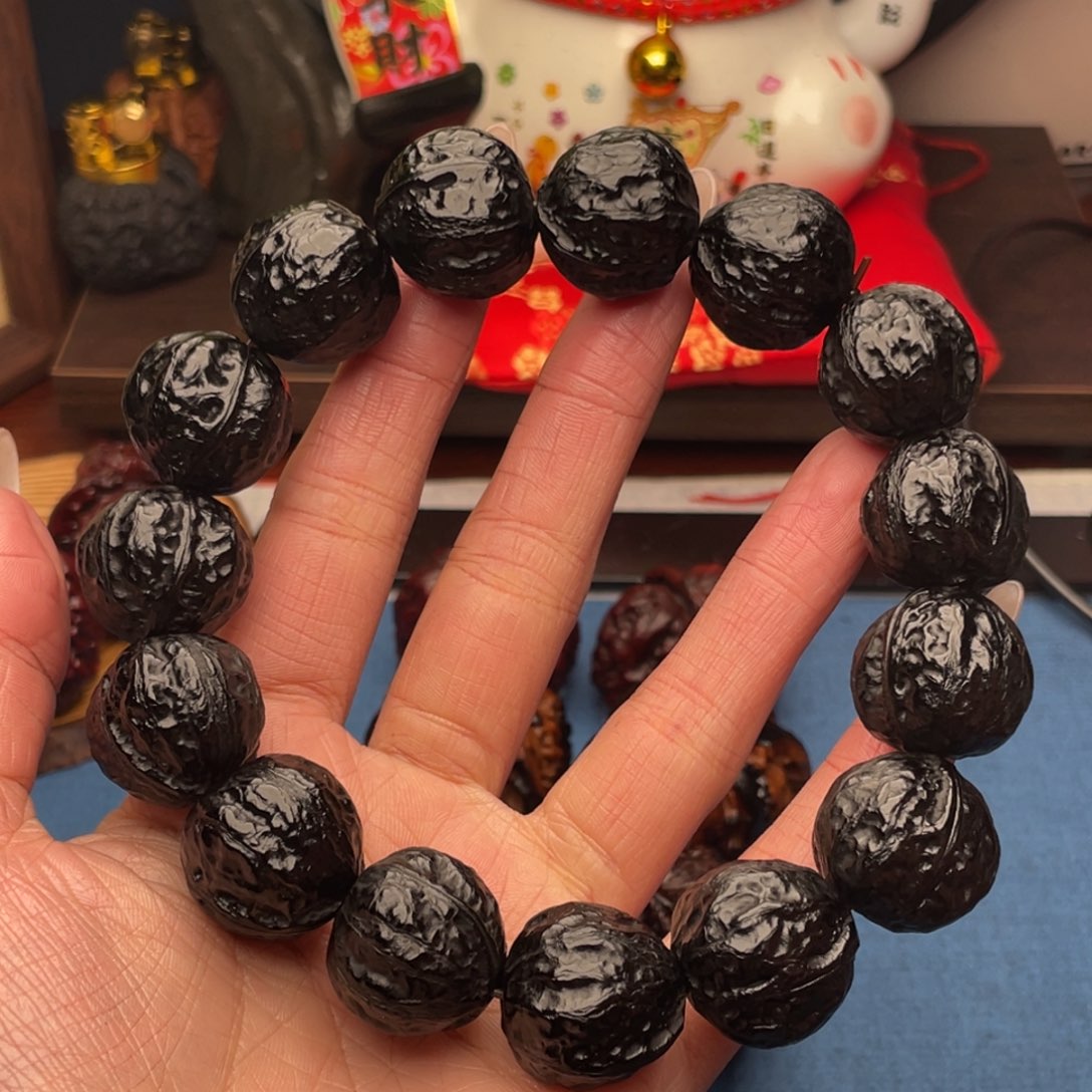 吊坠文玩核桃素串