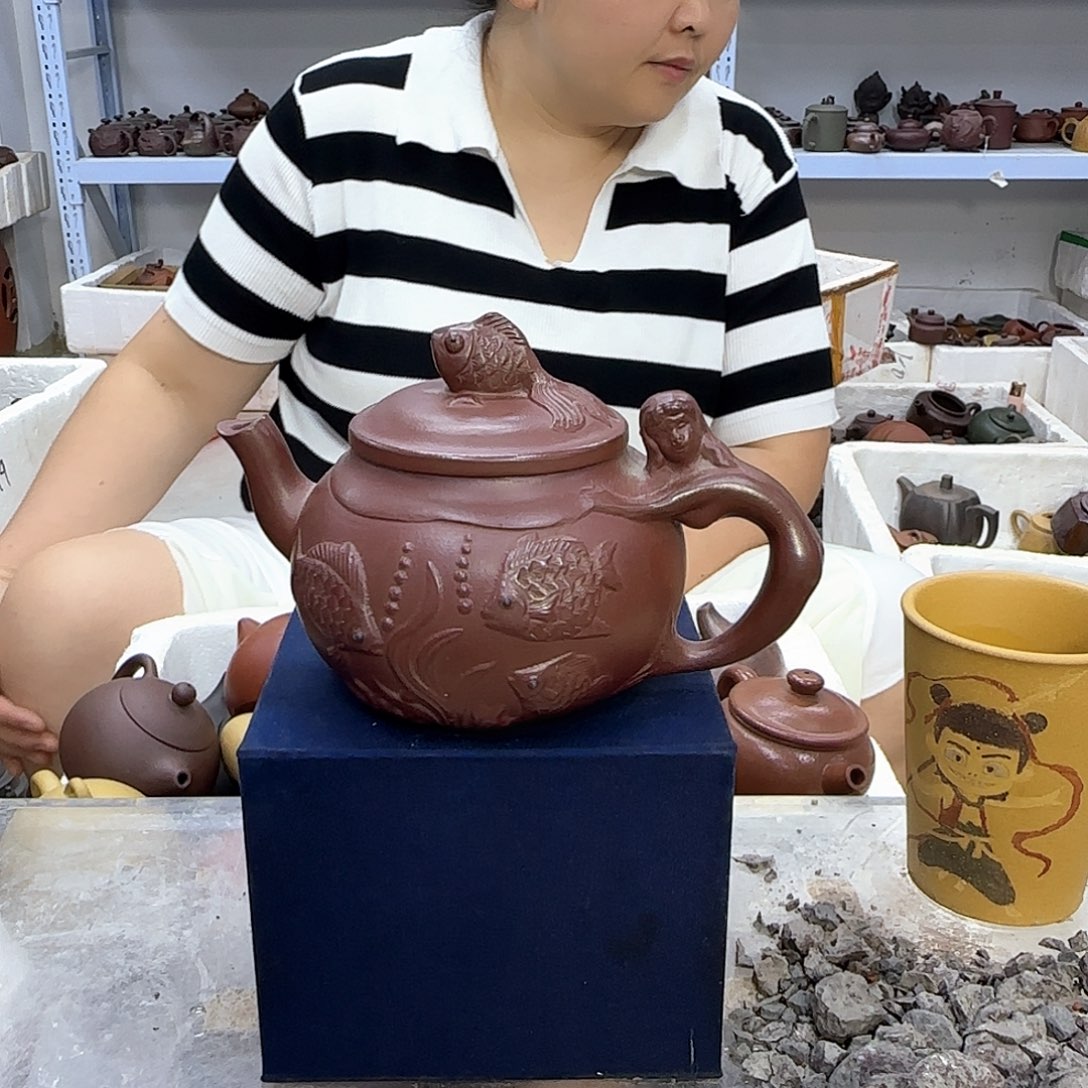 紫砂茶壶宜兴紫砂壶瑕疵处理