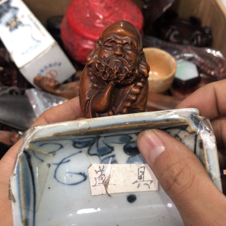 陶瓷孤品单件车里拍