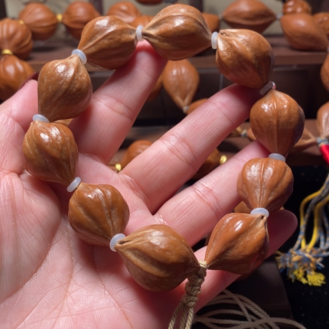 橄榄核手串/手链2.0新款蒜头10颗