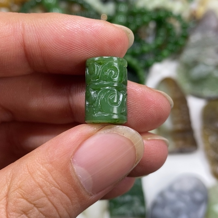 和田玉（糖玉）未镶嵌车挂