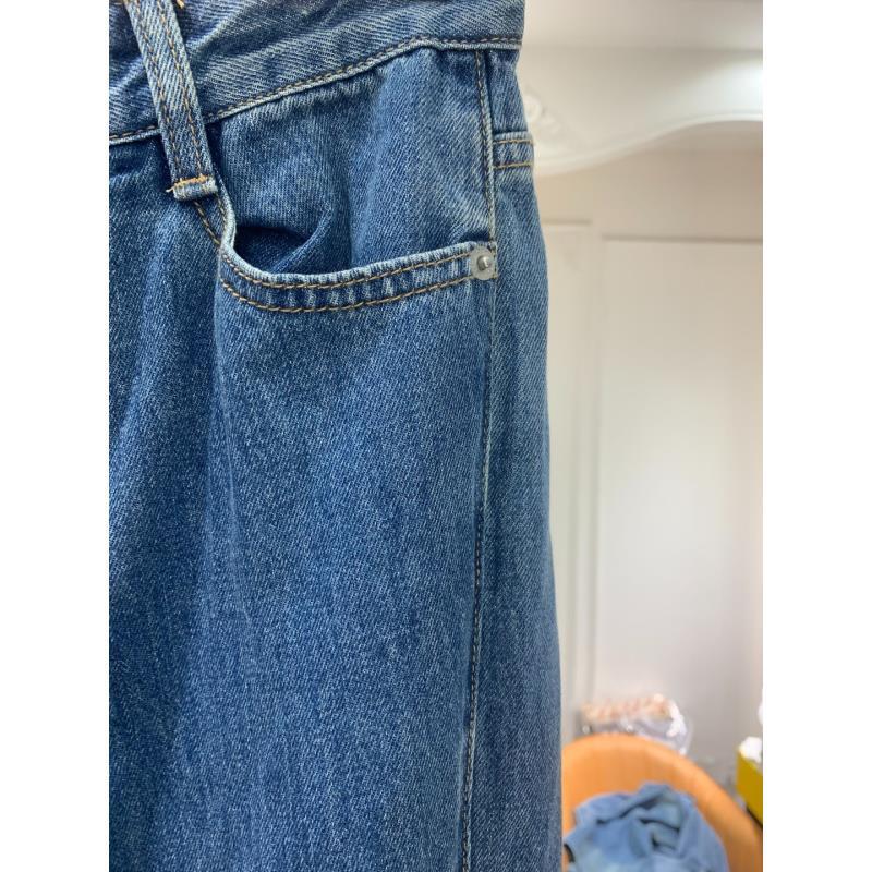 【富贵】  女士时尚休闲宽松百搭牛仔裤  临时