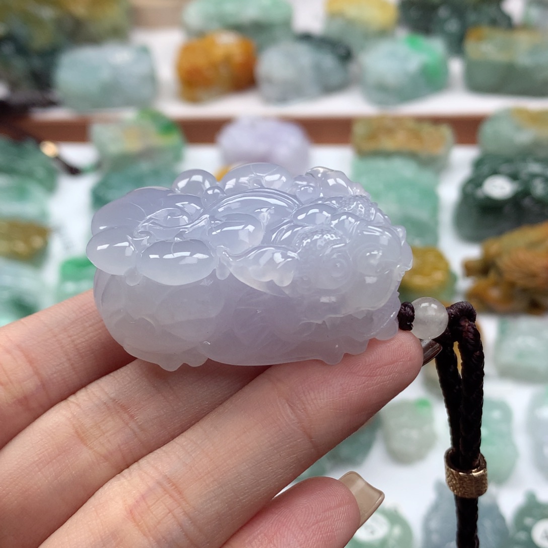 w***翡翠未镶嵌颈饰翡翠貔貅28