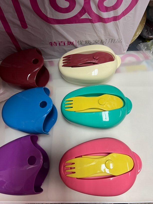 （海）外出便携餐具保鲜盒收纳箱