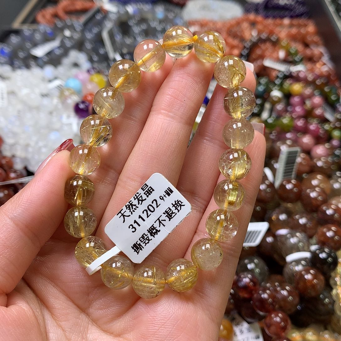 水晶手链未镶嵌，