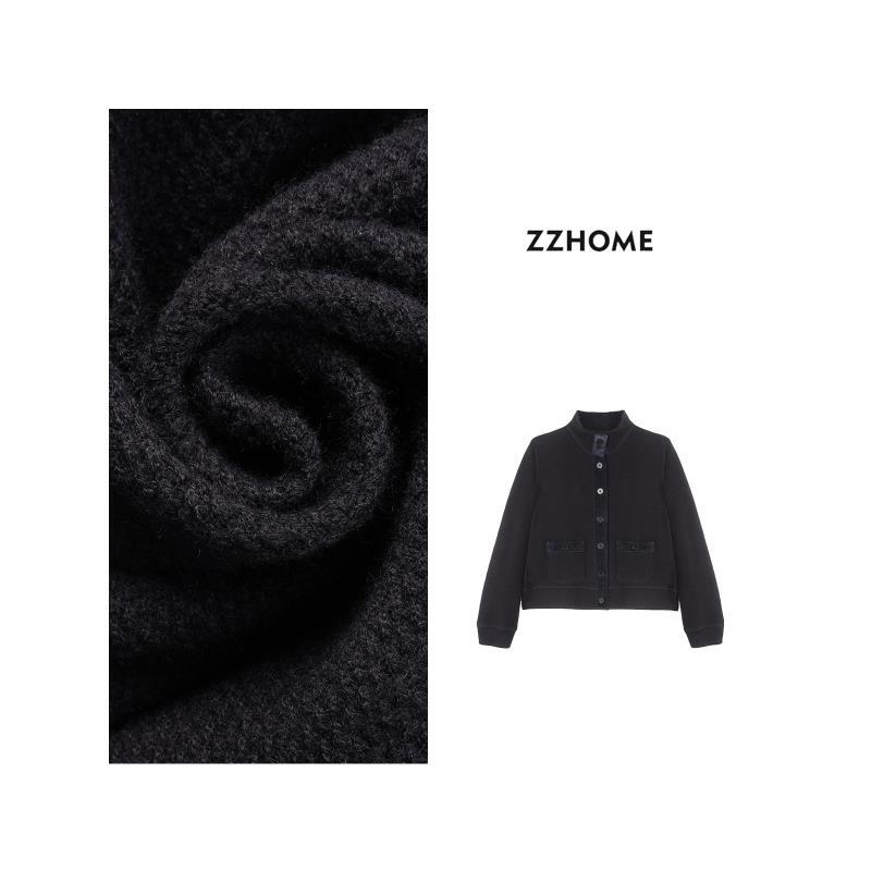ZOZO HOME ｜拆解时髦柔雾感拼接精织开衫q172667p