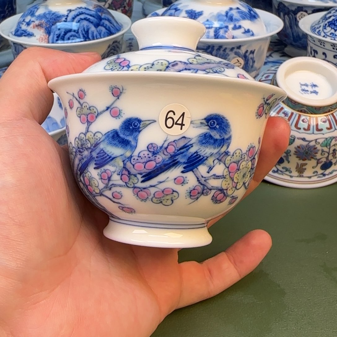 彦祖纯手工手绘茶具64