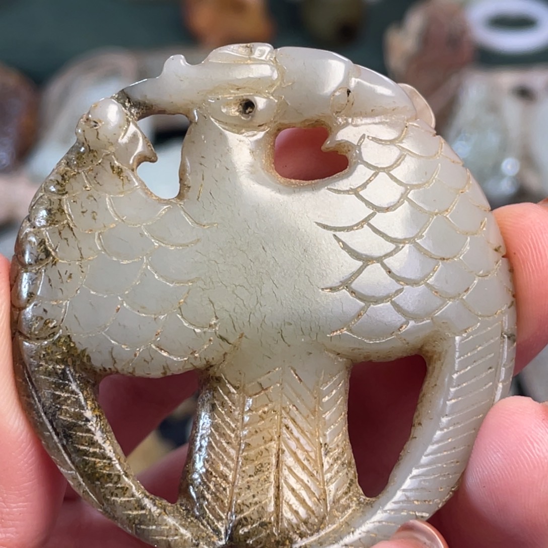 h***n和田玉未镶嵌颈饰