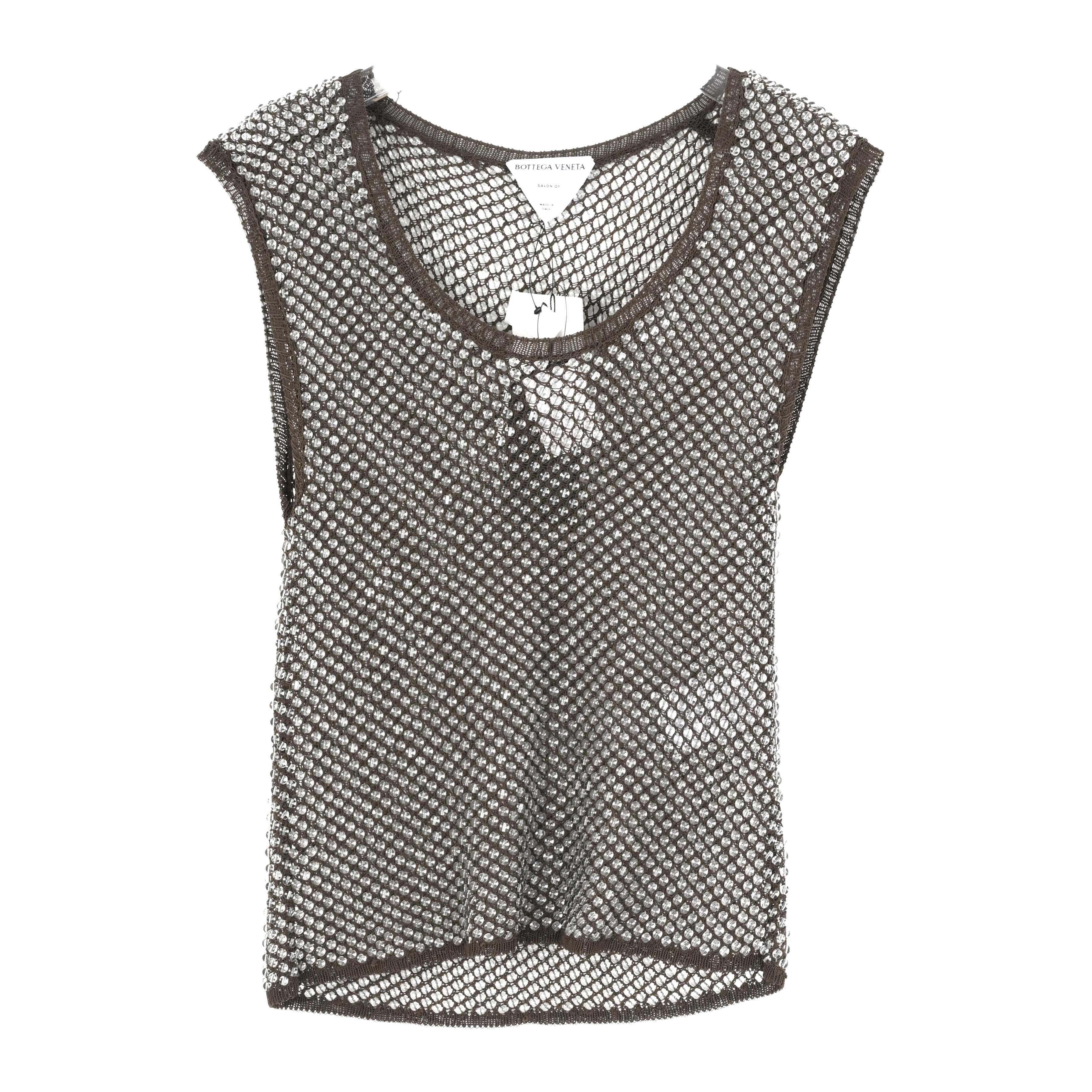 BOTTEGA VENETA/葆蝶家女士重工款无袖内搭上衣659125V0RC02046